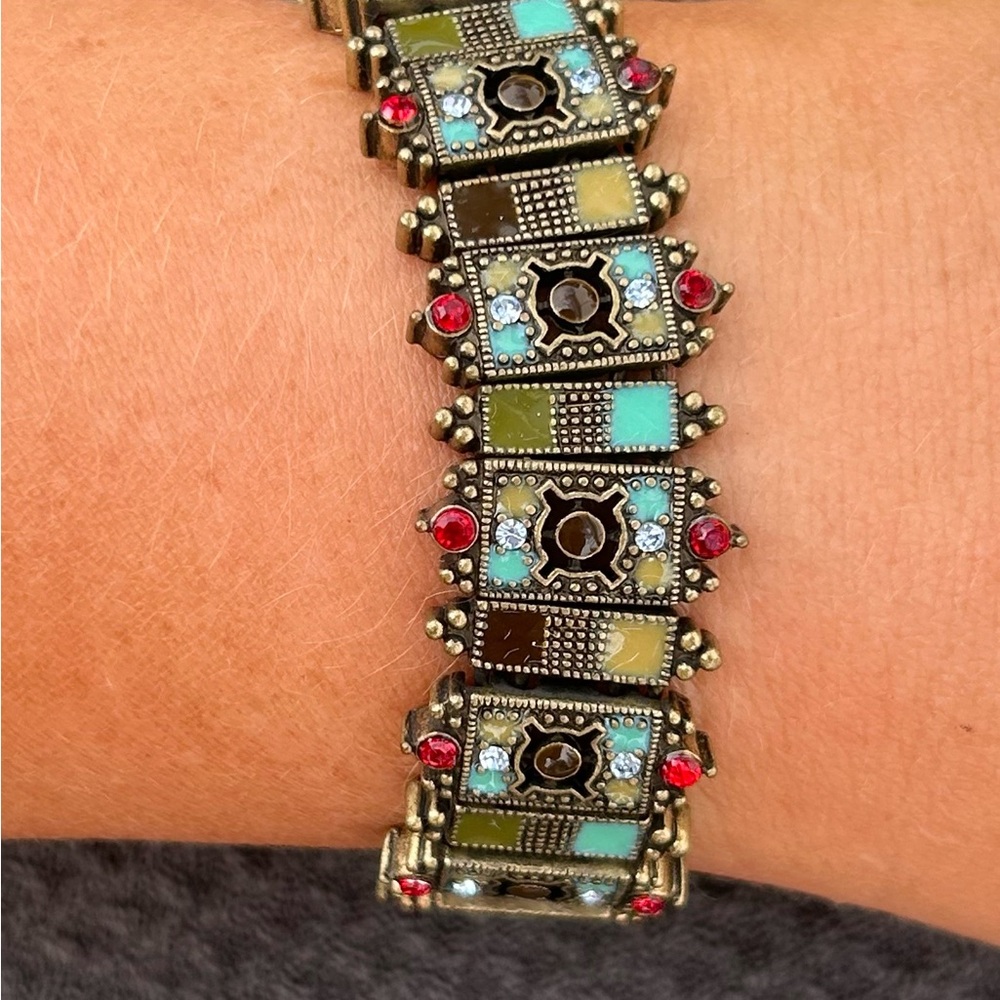 Liz Claiborne Bohemian Bracelet with Antique Design